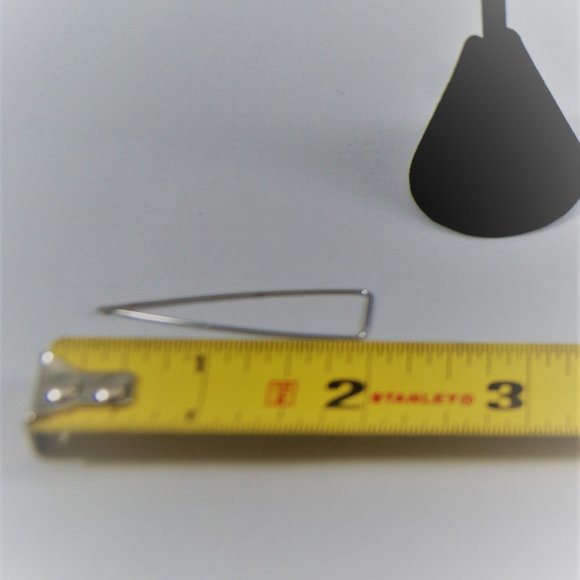 Modern Earrings | Silver - New! - Picture 4 of 4